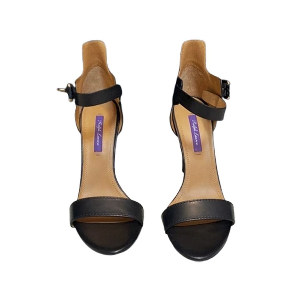 NIB $850 Ralph Lauren Collection Darcia Heels (Shoes)!  9  Black  4 Inch Heels